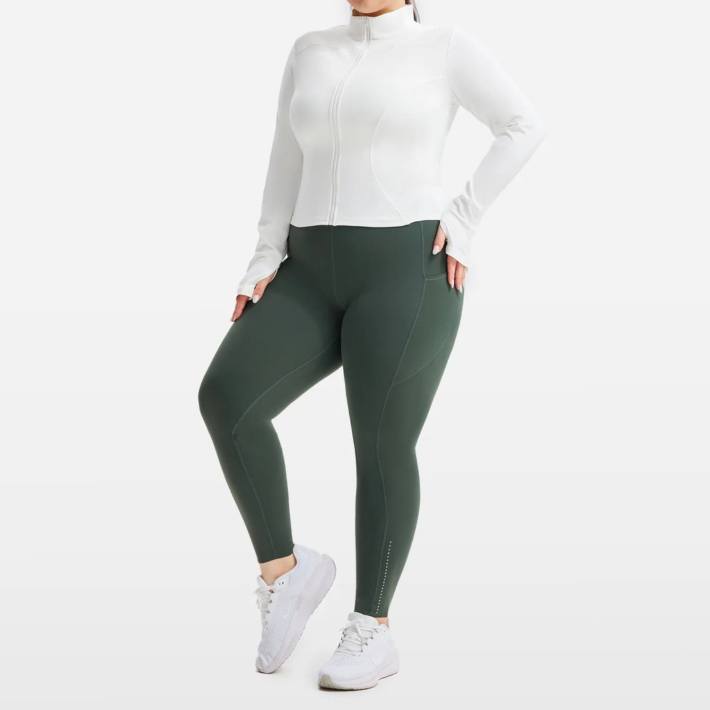 Plus Size Workout Jacket Women
