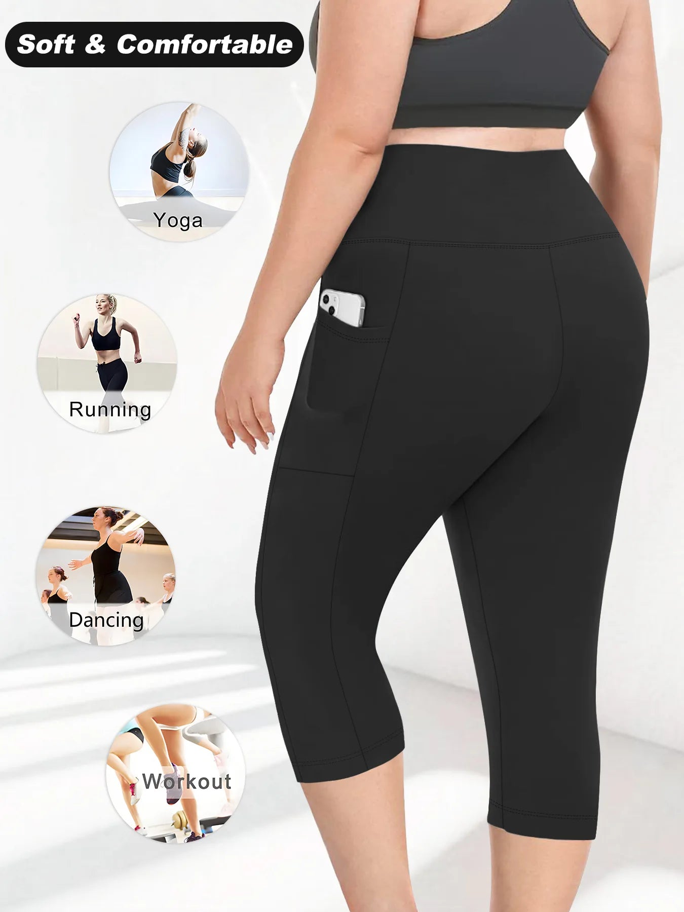 High Waist Yoga Pants with Pockets
