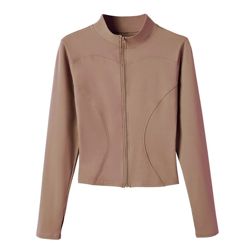 Plus Size Workout Jacket Women