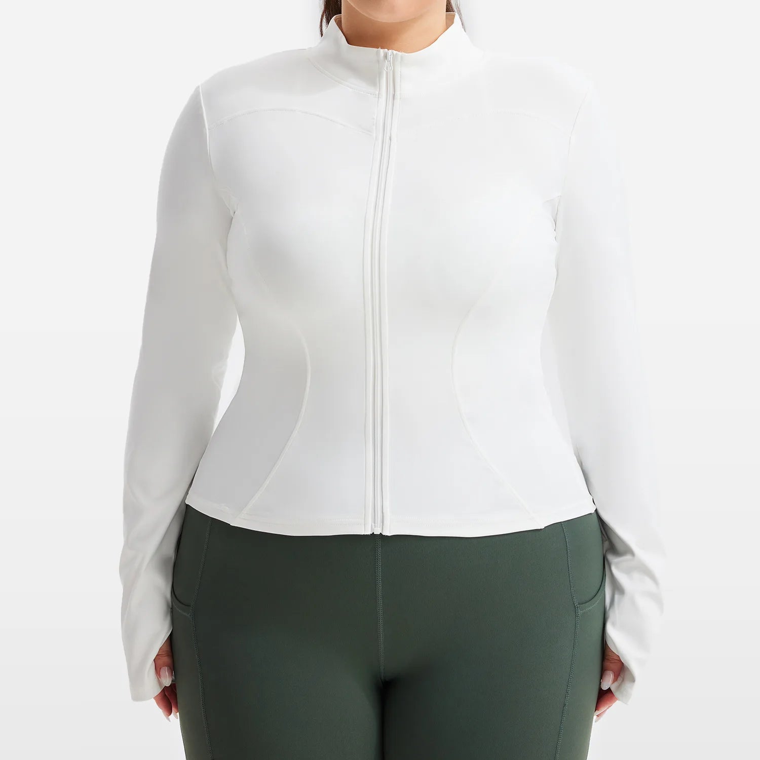 Plus Size Workout Jacket Women
