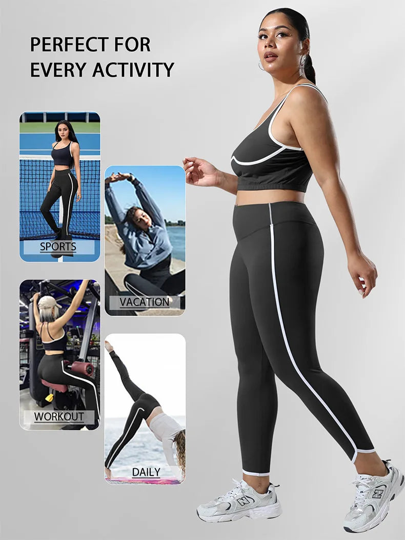 Plus Size High Waist Yoga Leggings
