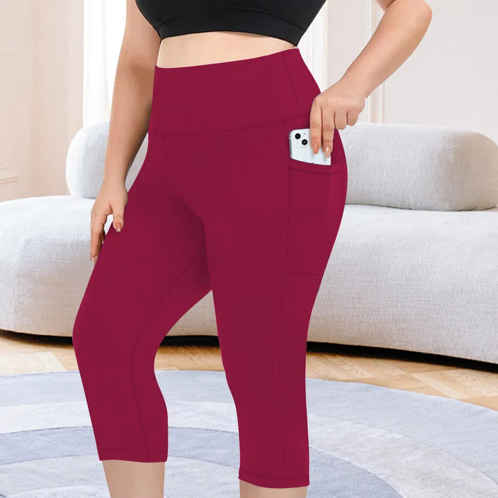 High Waist Yoga Pants with Pockets