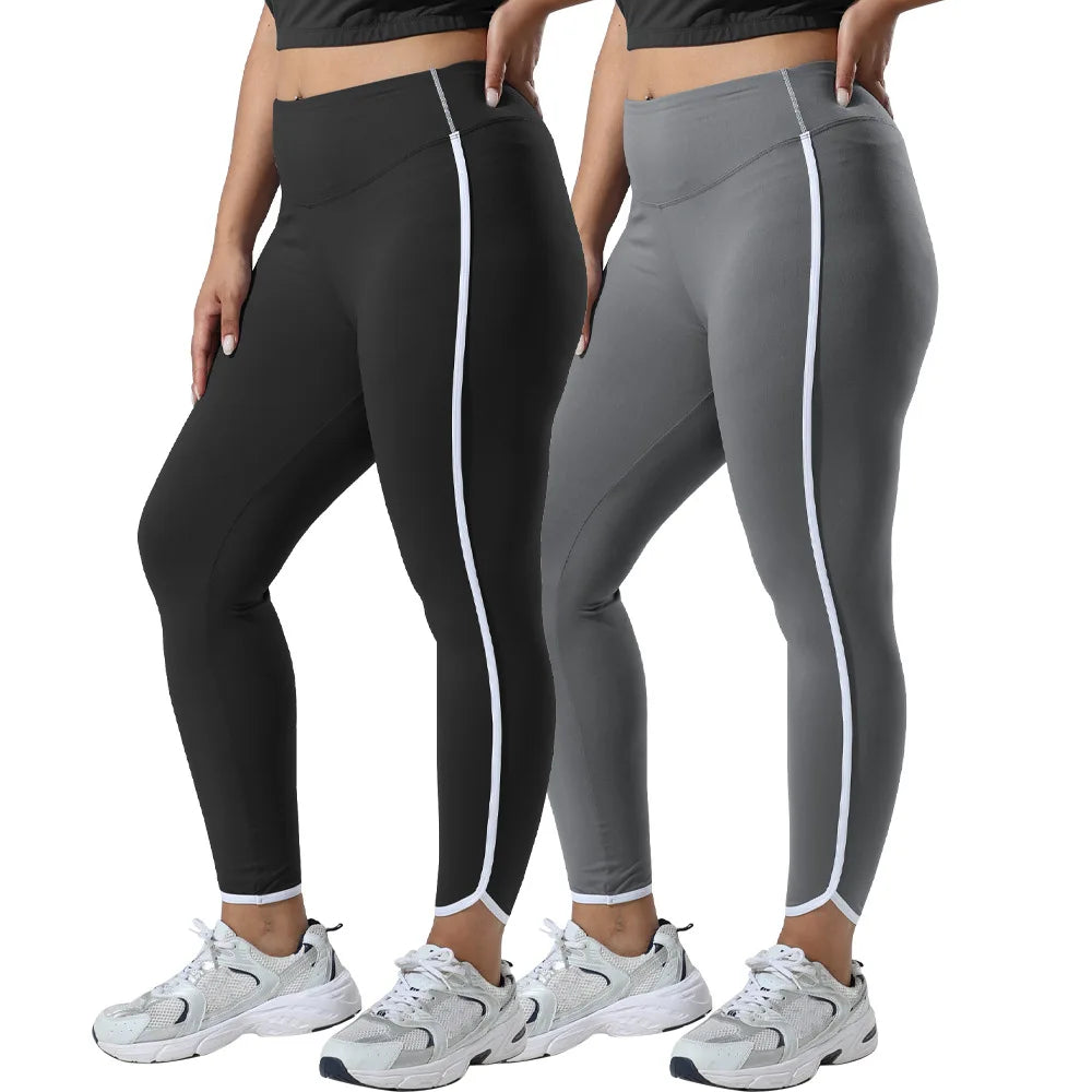 Plus Size High Waist Yoga Leggings