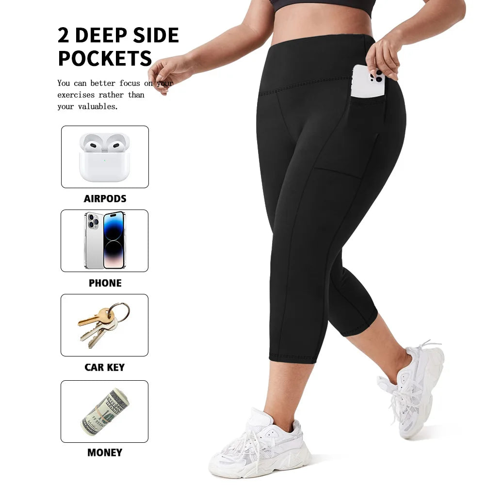 High Waist Yoga Pants with Pockets