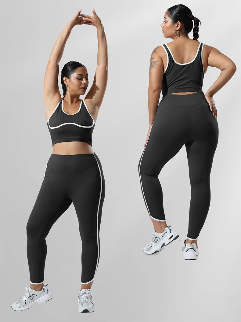 Plus Size High Waist Yoga Leggings