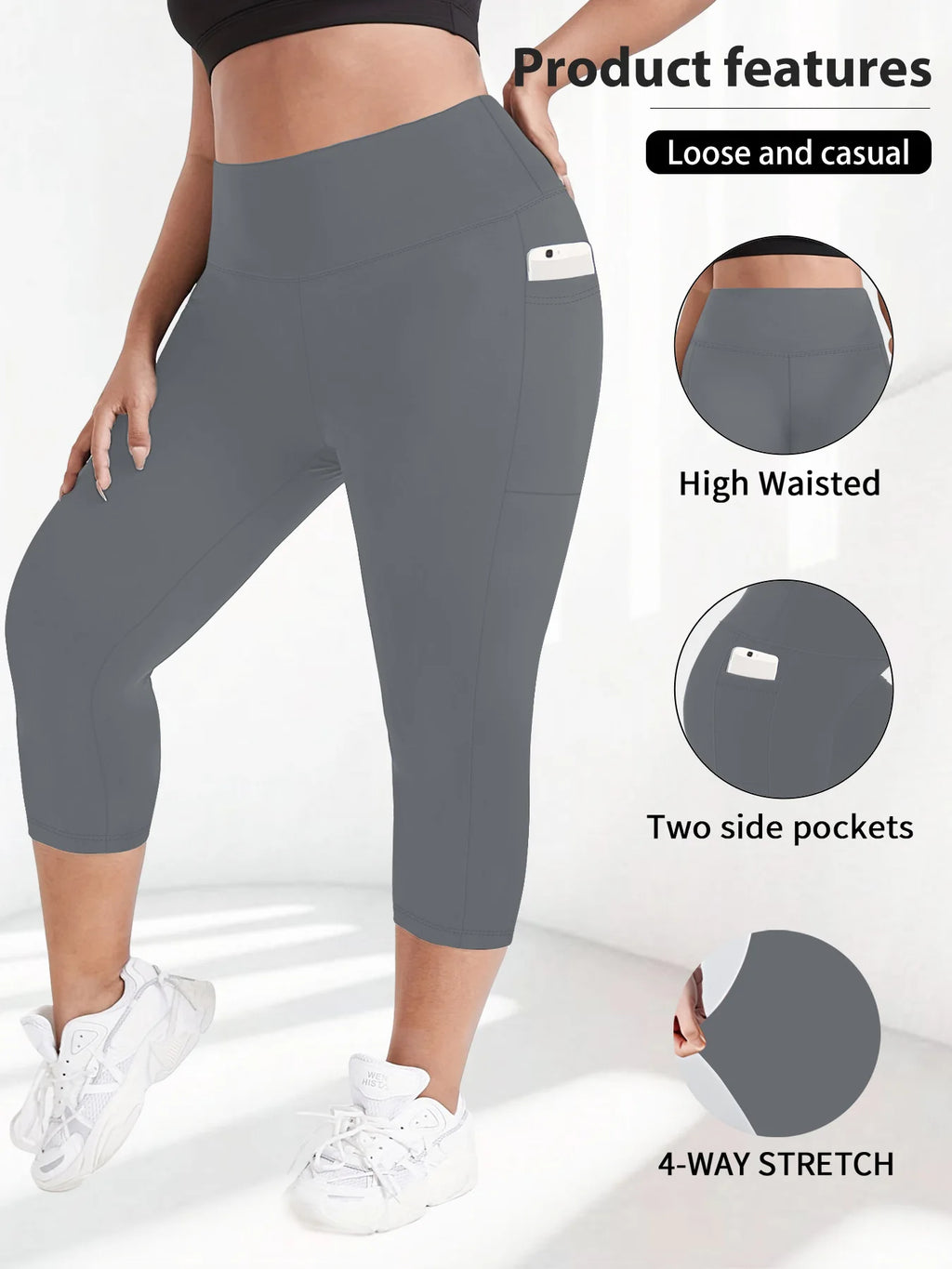 High Waist Yoga Pants with Pockets