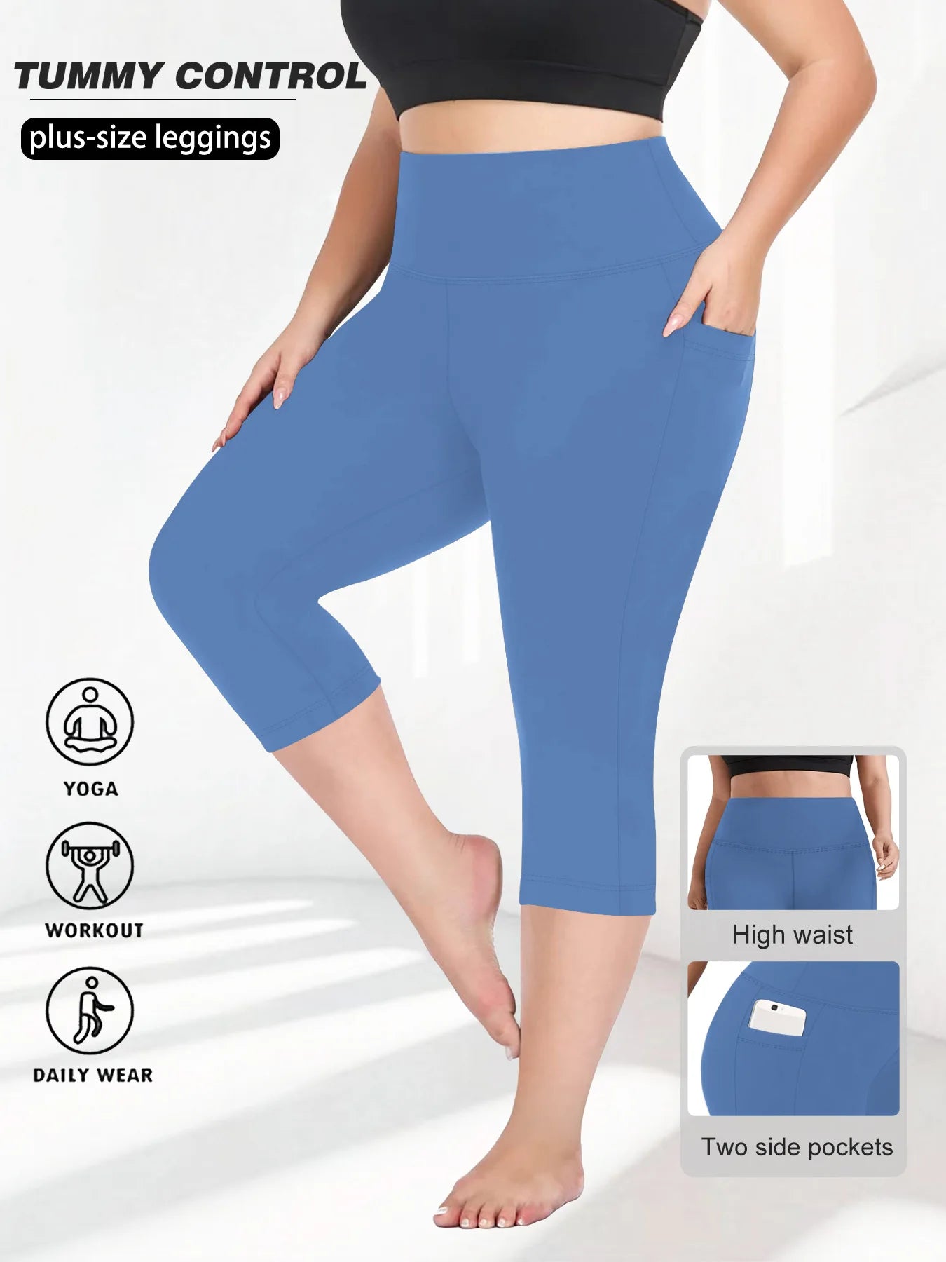 High Waist Yoga Pants with Pockets