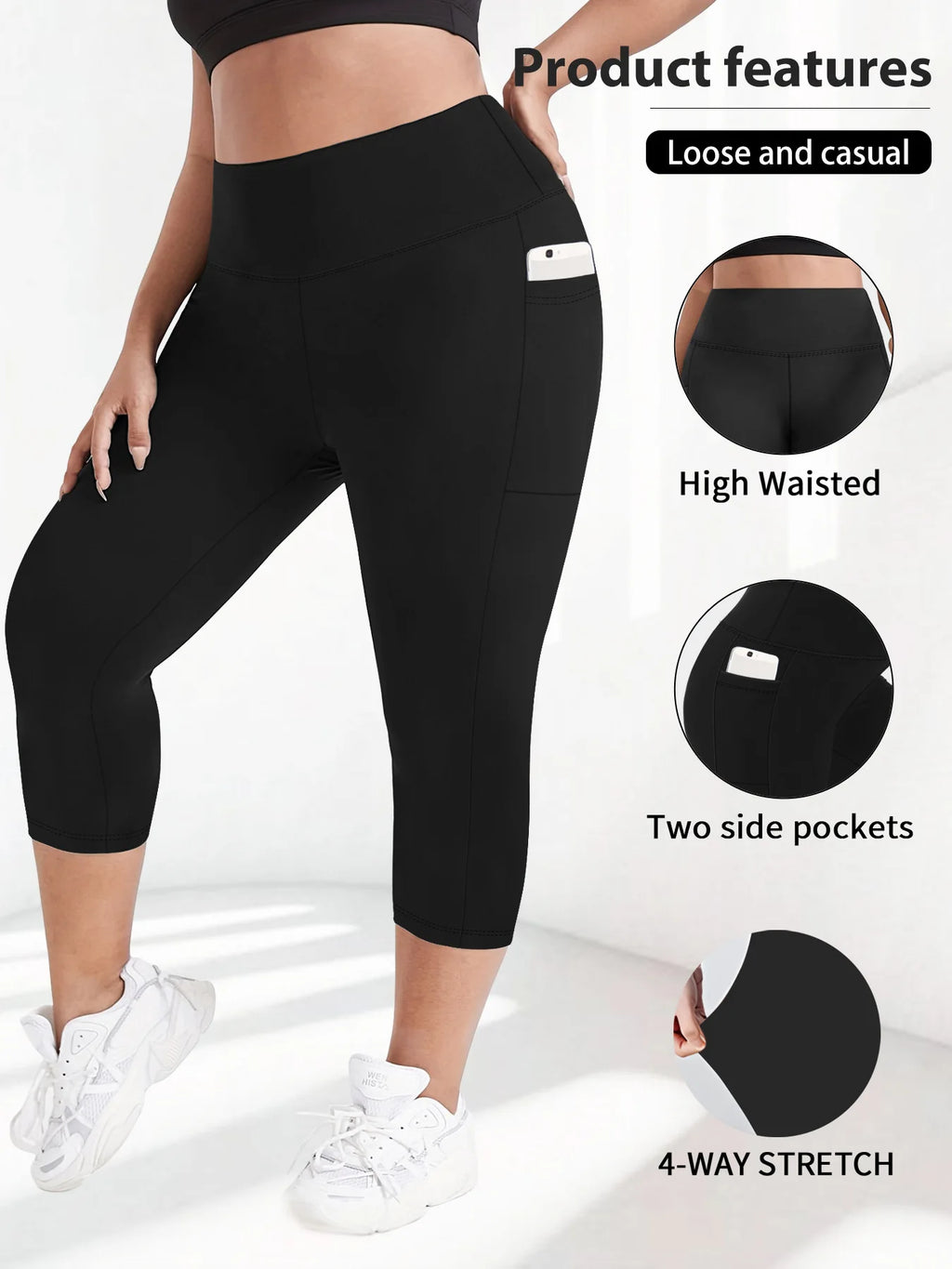 High Waist Yoga Pants with Pockets