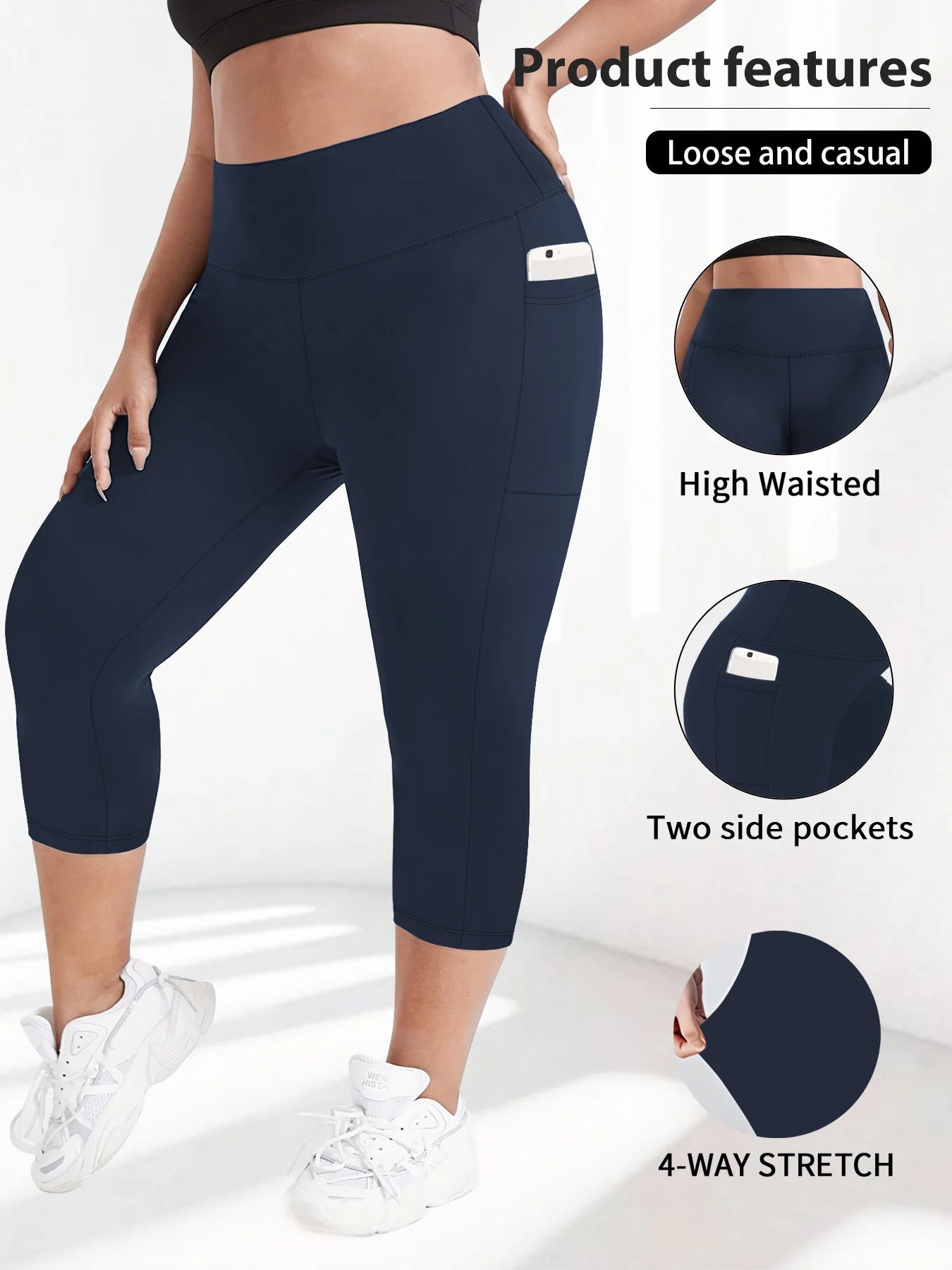 High Waist Yoga Pants with Pockets