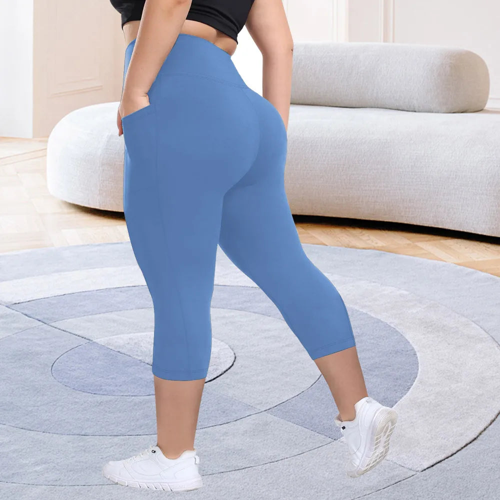 High Waist Yoga Pants with Pockets