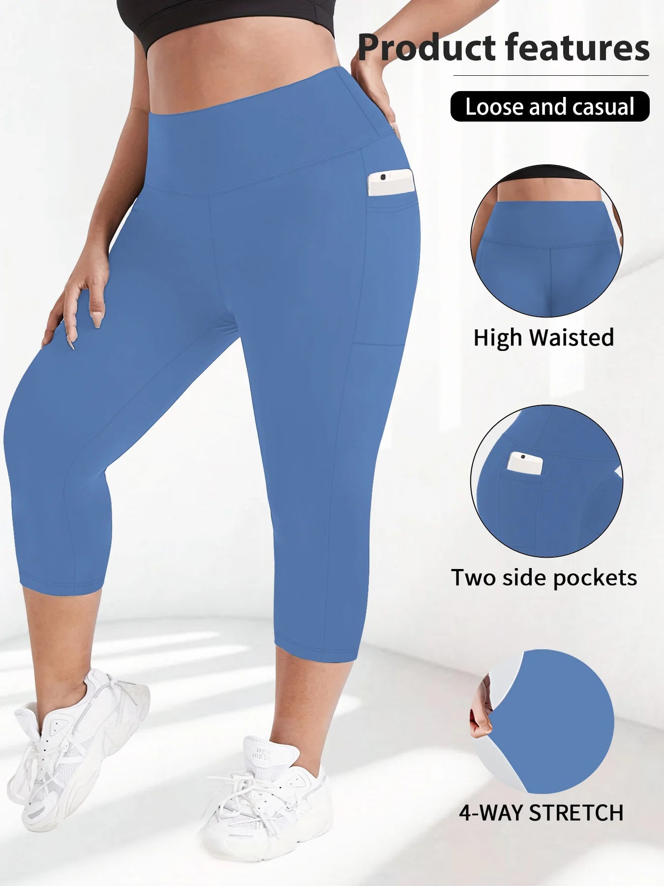 High Waist Yoga Pants with Pockets