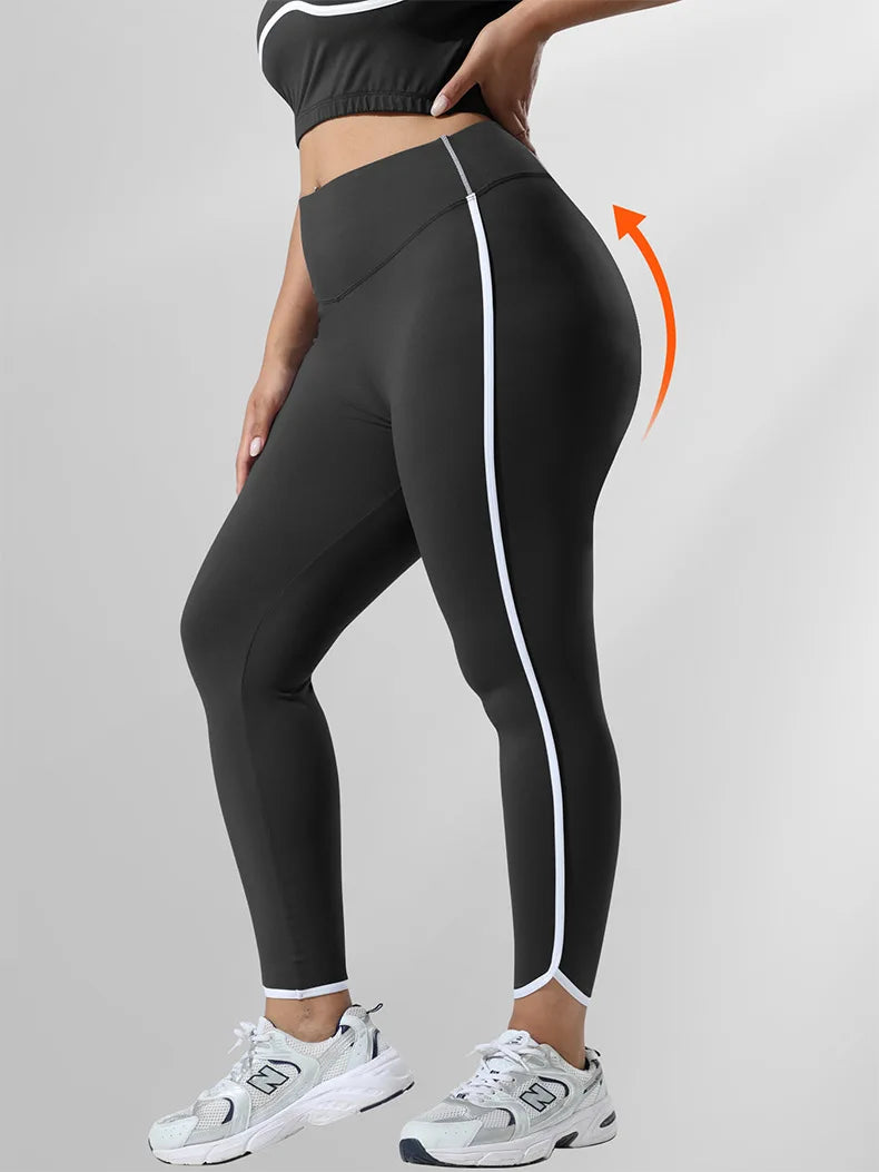 Plus Size High Waist Yoga Leggings