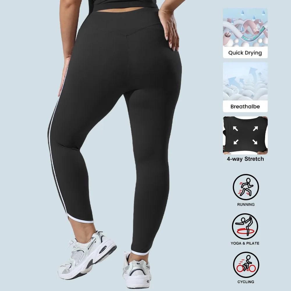 Plus Size High Waist Yoga Leggings