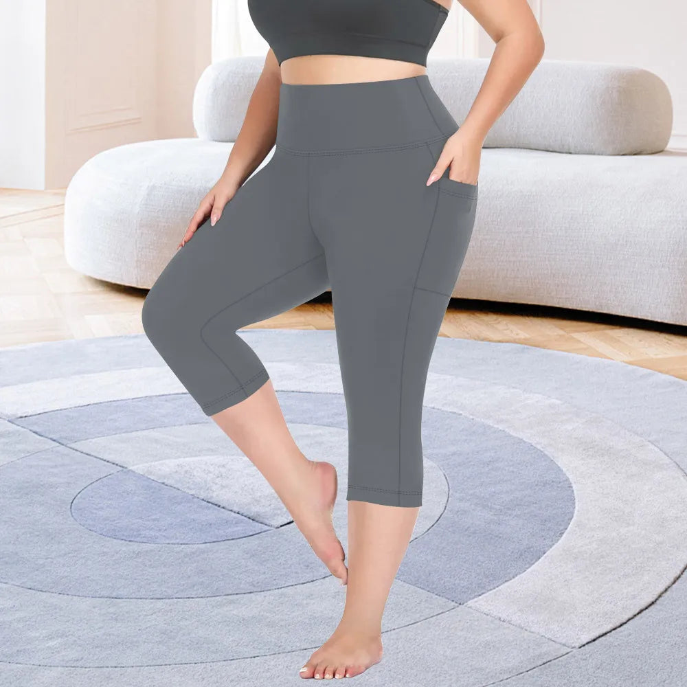 High Waist Yoga Pants with Pockets