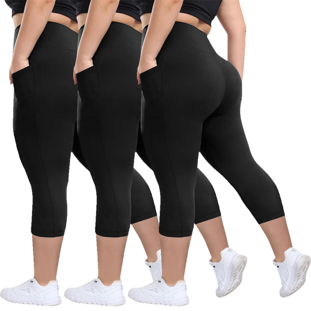 High Waist Yoga Pants with Pockets