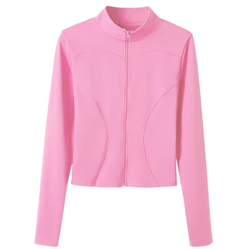 Plus Size Workout Jacket Women