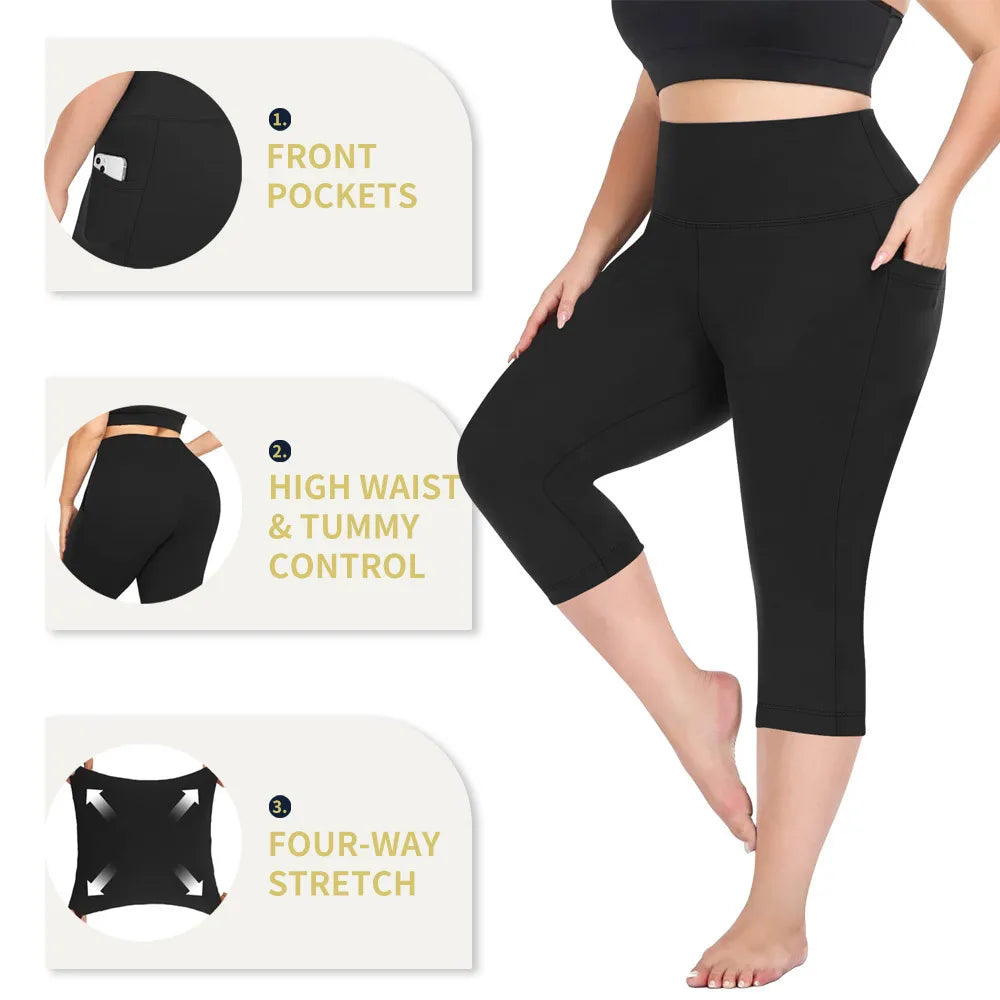 High Waist Yoga Pants with Pockets